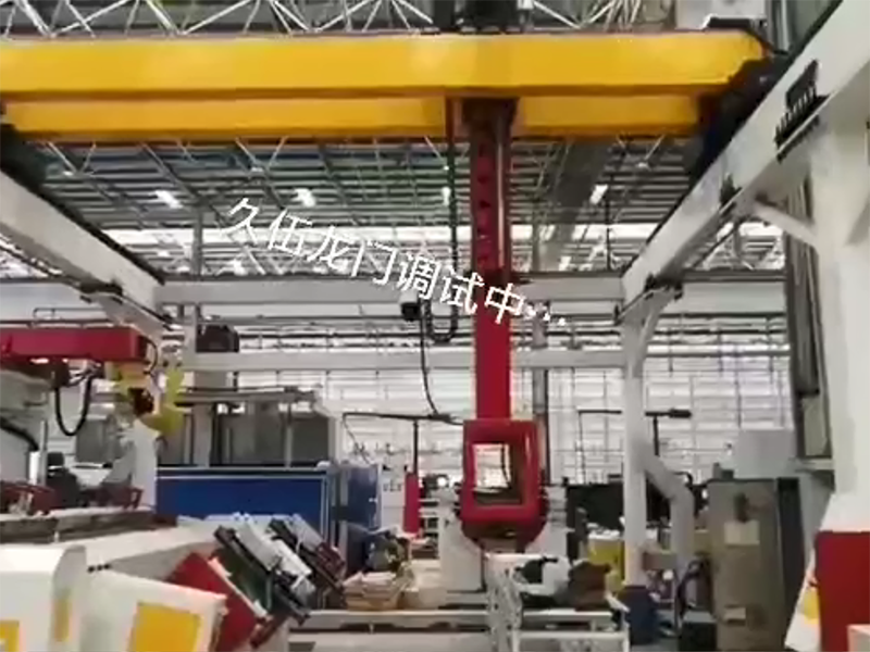 三一重工合作的龍門(mén)桁架